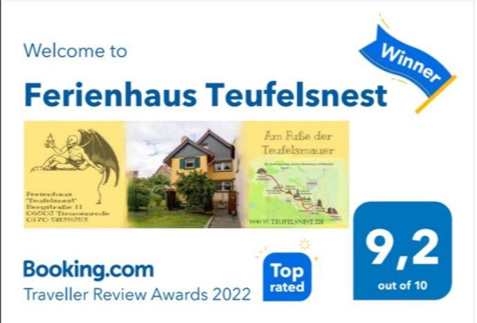 Ferienhaus Teufelsnest Timmenrode Extérieur photo
